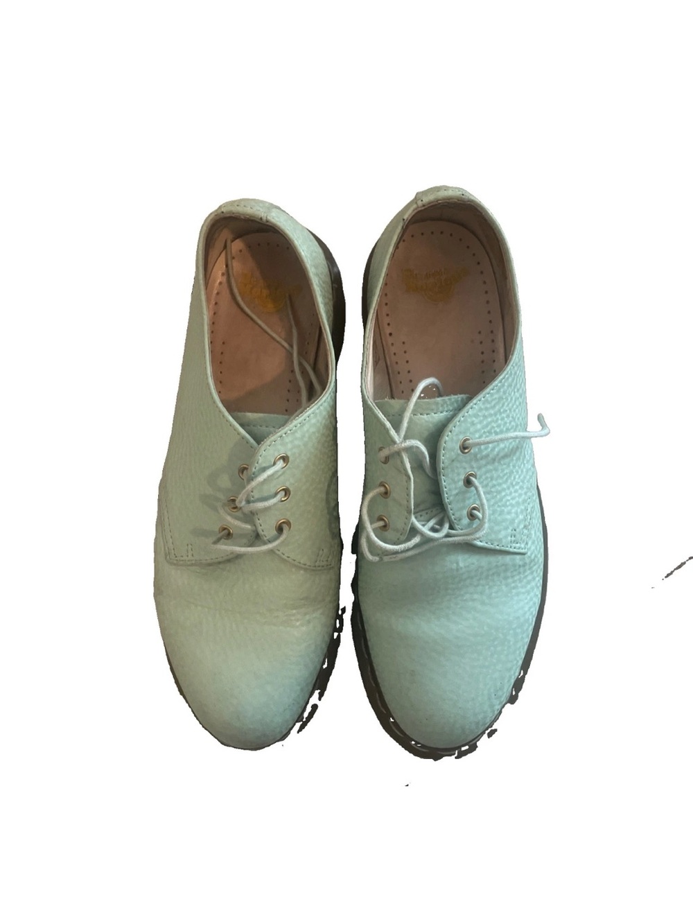 Dr. Martens 1461 Turquoise Smooth Leather Oxford Shoes Size 7 womens